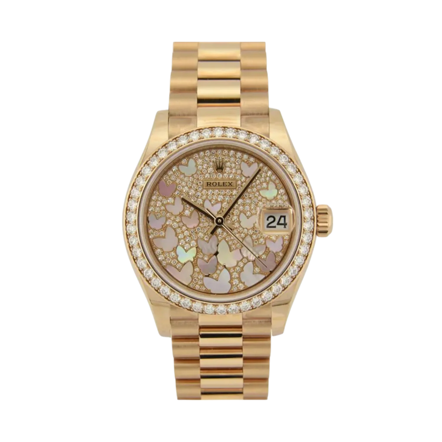 Datejust Oyster 31mm – Yellow Gold, Steel, Self-Winding, Zircon