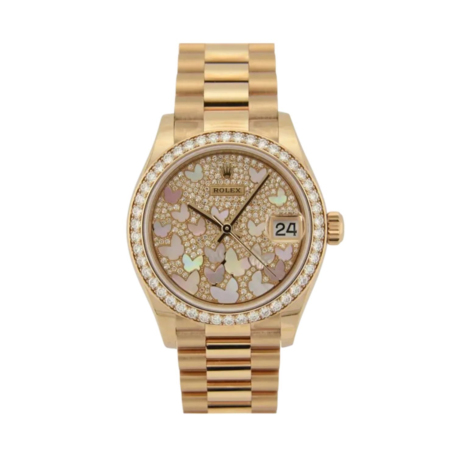 Datejust Oyster 31mm – Yellow Gold, Steel, Self-Winding, Zircon